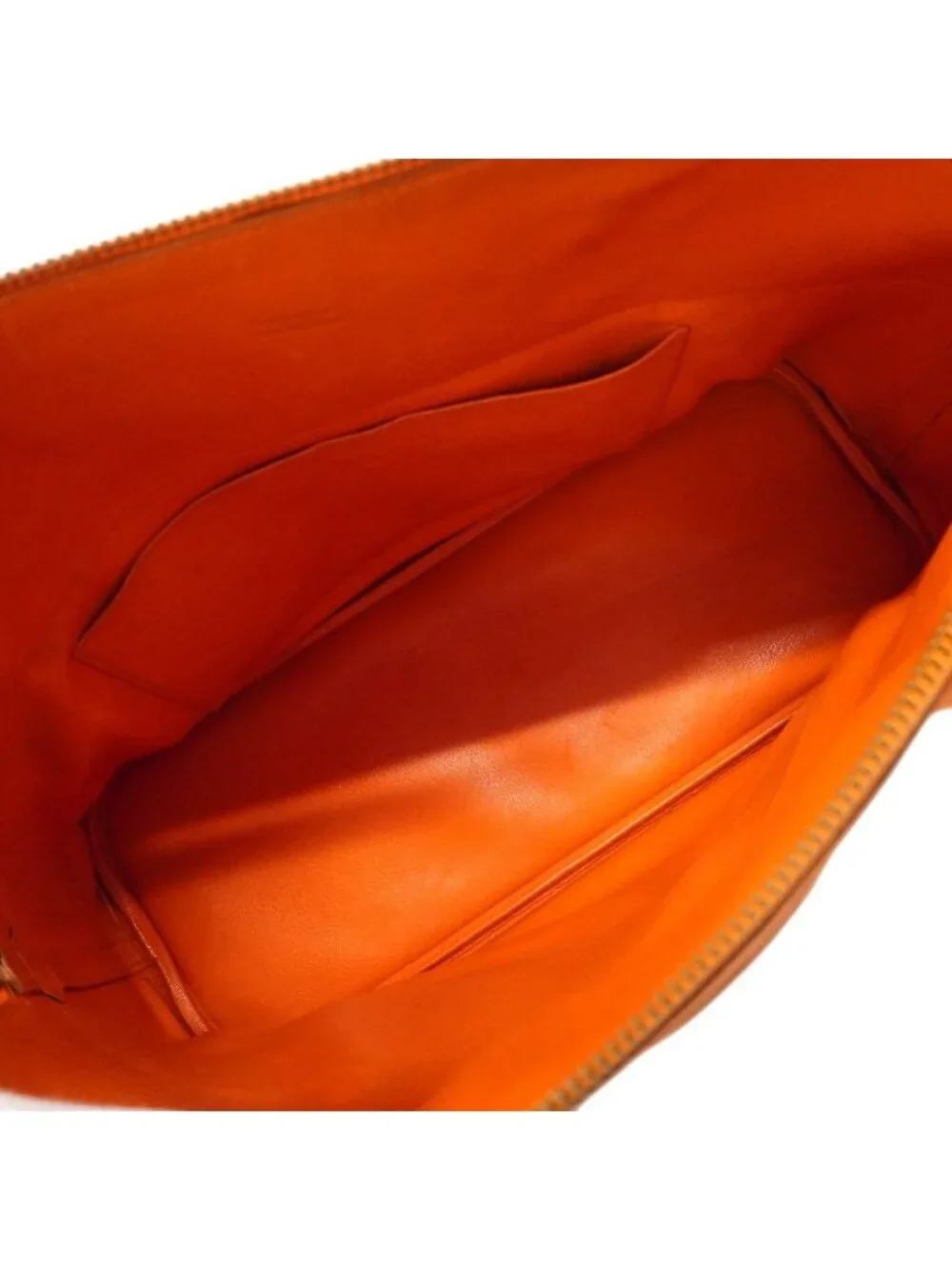 Hermes Handbag Bolide 35 Voga River Orange Gold